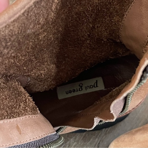 Paul Green NEWBURY Suede Wedge Boots BROWN PLATFORM CHUNKY Women’s 5.5 - Picture 10 of 10